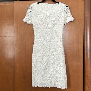 Beautiful White Lace Dress, Perfect for a Bride!